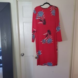 DVF Midi length dress, sz 10